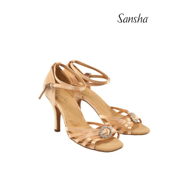 Sansha Обувь для латины с замшевой подошвой DOLORES BR33051S